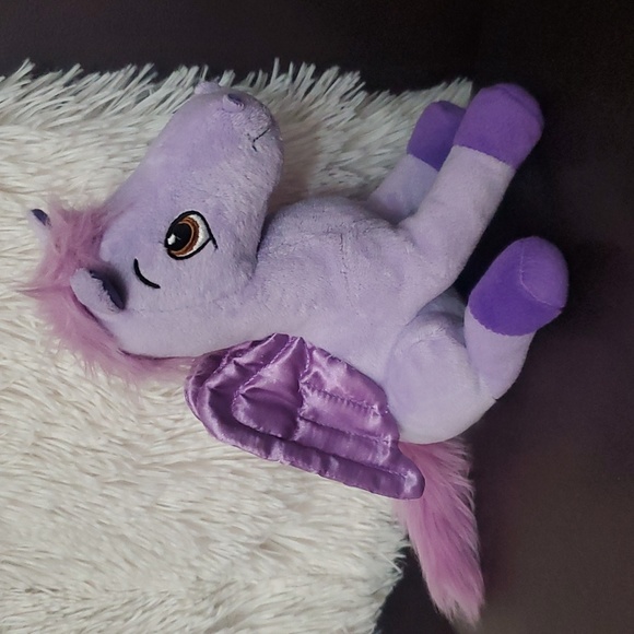 Sofia the first purple Pegasus unicorn plush - Picture 2 of 4